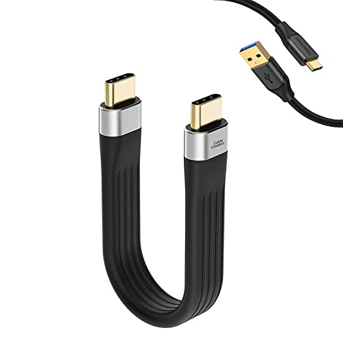 Csomag – 2 Elem: USB3.1 C C Rövid Kábel + USB3.1 C 5FT