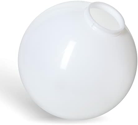 KastLite 10 Fehér Akril Lámpa Gömb | Sima Texturált a 3.91 Szerelő Nyak | Gyártott az USA-ban