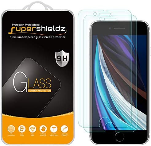 Supershieldz (2 Csomag), amelynek Célja, Apple iPhone 8 iPhone 7 (4.7 inch) Edzett Üveg kijelző Védő fólia, Anti Karcolás,
