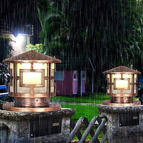 ZHAOLEI Kültéri Világítás Táj Vízálló Kerti Lámpa, Kerti LED Lámpa Retro Út Fény Ipari Berendezés