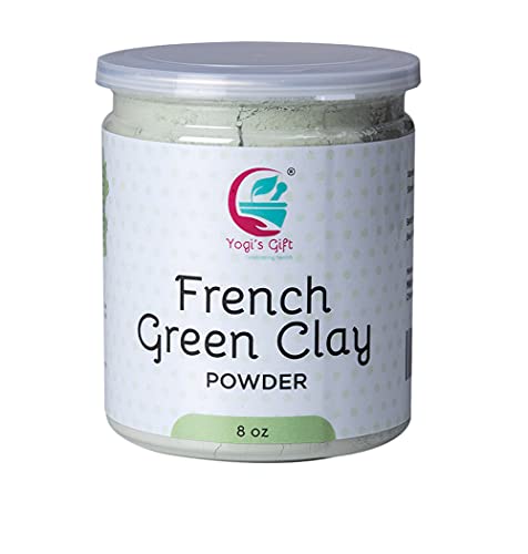 A francia Zöld Agyag Por 8 oz | Mély Arc Tisztító | A Bőr Vízlágyító Szembe Érdekel | Természetes Méregteleníti Test | Argile