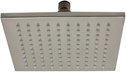 ALFI márka LED8S-BN matt Nikkel 8 Tér, Több Színű LED Eső zuhanyfej