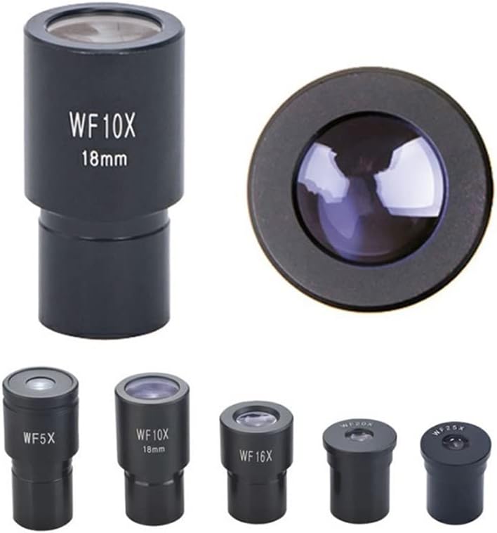 Mikroszkóp Kiegészítők Készlet Felnőttek Mikroszkóp Széles Látószögű Szemlencse WF5X WF10X WF16X WF20X WF25X Felület 23.2