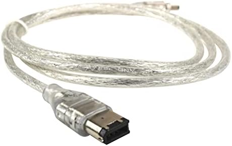HQRP IEEE 1394-4 tűs, hogy 6pin kábel Kábel Kompatibilis a JVC GR-DVL9800U GR-DVM5U GR-DVM50U Videokamera