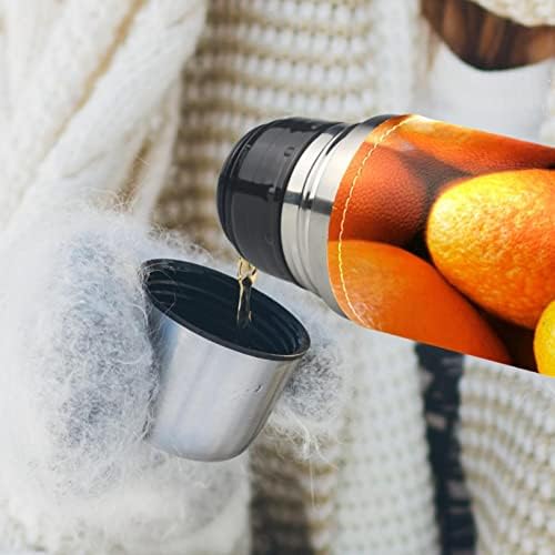 Narancs Vákuum Szigetelt Rozsdamentes Acél Termosz Palack, 16oz, Újrafelhasználható, szivárgásmentes BPA-Mentes Víz Üveg