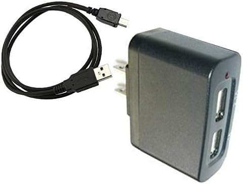 UpBright Fali Töltő+USB Kábel-AC/DC Adapter Kompatibilis a GoPro HD Hero 960 HERO2 CHDMH-002 1080p Motorsport Videokamera