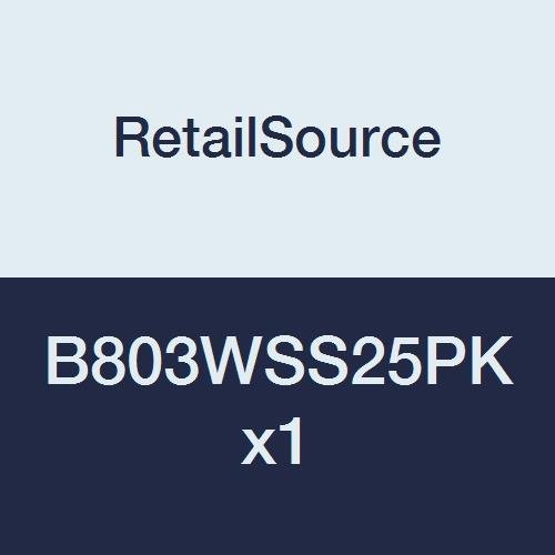 RetailSource B803WSS25PKx1 6 x 10 Fehér (25 Db) 0 Self-Pecsét Párnázott Leveleket, 6.5 Magasság, 10.5 Hosszúság (Csomag