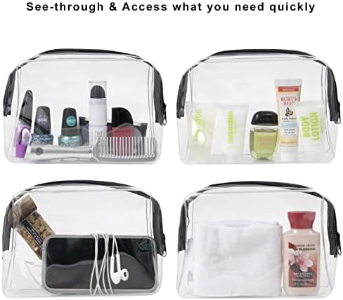 Tiszta Utazás Táskák Folyadékok, Kozmetikumok, Piperekészlet is rendelkezésre áll TSA Jóváhagyott Tisztálkodási Táskák 1