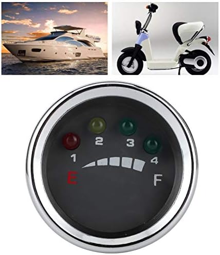 Aramox LED teleptöltöttség-Mérő,Pontos Akkumulátor Kijelző Kijelző Elektromos Napelemes Hajó Golfcart ATV Targonca(24v)