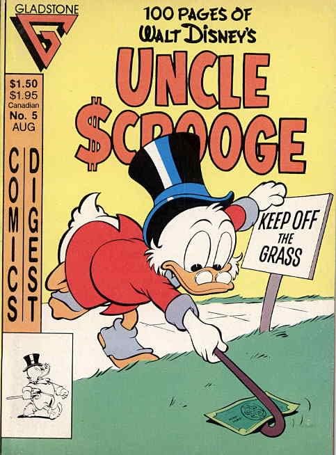 Scrooge bácsi Képregény Digest 5 VF ; Gladstone képregény | Utolsó Kérdés