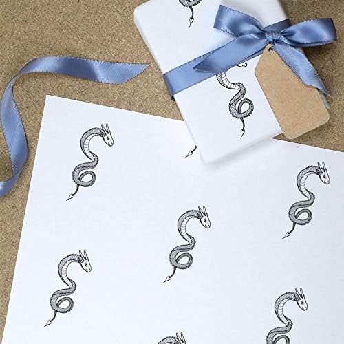 5 x A1 'Lábnélküli Dragon' Ajándék Wrap/Csomagoló Papír Lap (GI00065652)