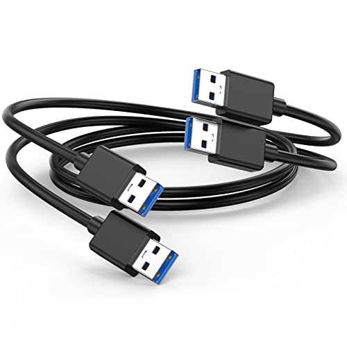 UV-USB KÁBEL-USB Kábel 3FT 2-Csomag, 5 gb / s, USB 3.0, hogy Egy Férfi Kábel Dupla Végén USB Kábel Kompatibilis Merevlemez