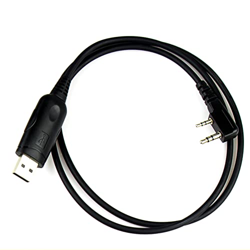 KSUN Egyetemes K Fej Programozási Kábel Írás USB Frekvencia Sor DM10/UV78D/UV88D/UV3D/M6/RL30/P85, 3 Méter