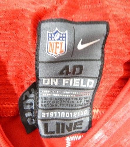 2013-ban a San Francisco 49ers Raymond Ventrone 41 Játék Kiadott Piros Mez 40 DP35576 - Aláíratlan NFL Játék Használt Mezek