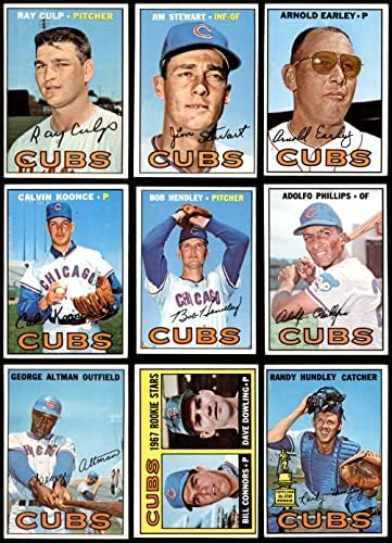 1967 Topps Chicago Cubs Közelében Csapat készen áll Chicago Cubs (Set) EX/MT Cubs