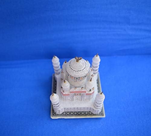 craftslook 3 - os Márvány Taj Mahal Tajmahal Replika Modell India, Agra Szuvenír Gyűjtés - Csodálatos Kézzel készített lakberendezés
