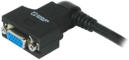 C2G/Kábelek, hogy Menjen 52056 VGA270 HD15 M/F UXGA Monitor Hosszabbító Kábel (50 Méter, Fekete)