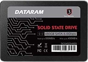 Dataram 480GB 2.5 SSD Meghajtó szilárdtestalapú Meghajtó Kompatibilis az Intel NUC6I5SYK