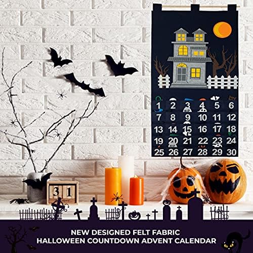 KAJ Dekoráció Visszaszámlálás Halloween Adventi Naptár használata Otthon, az Iskolában, az Osztályteremben vagy Irodai felhasználásra