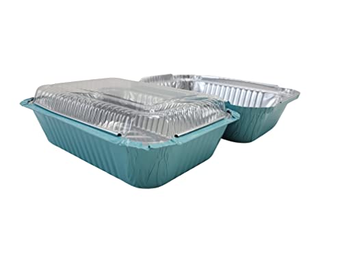 KitchenDance Színes 23 oz. 7 x 5 Vegye ki a serpenyők/Élelmiszer tároló edények, Műanyag fedéllel 7650 (Kék, 1000)