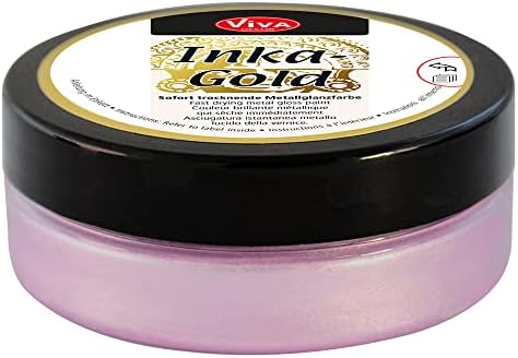Viva Dekoráció® Inka Arany (rózsakvarc, 2,2 oz) fémes akril festék - kézműves festék set - hatás festékek - kézműves akril