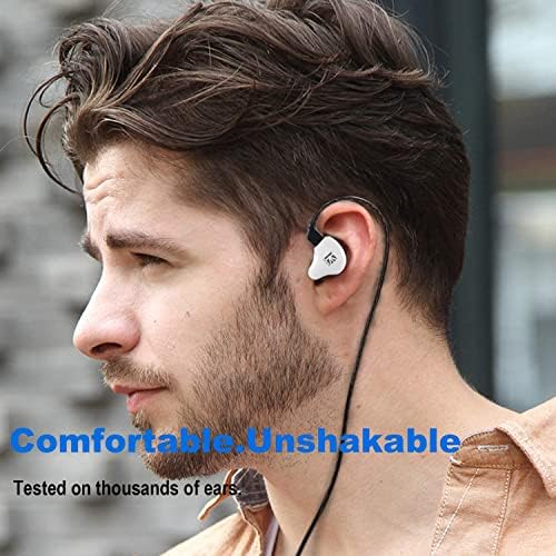 KBEAR KS1 in-Ear Monitor fejhallgató Nehéz Basszus IEMs Vezetékes Fülhallgató A 10mm Dinamikus Vezető,Sztereó Hang, Ergonomikus,