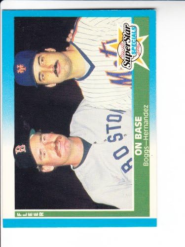 1987 Fleer Fényes 637 W. Boggs/K. Hernandez Baseball