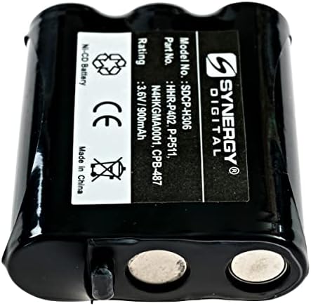 Szinergia Digitális Vezeték nélküli Telefon Akkumulátor, Működik Panasonic KX-TG2730 Vezeték nélküli Telefon, (Ni-CD, 3,6