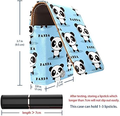 Tánc Panda Szájfény Jogosultja Rúzst Hordozható Smink Táska Utazás Rúzs Szervező Esetében Tükör Mini Rúzs Tároló Doboz A