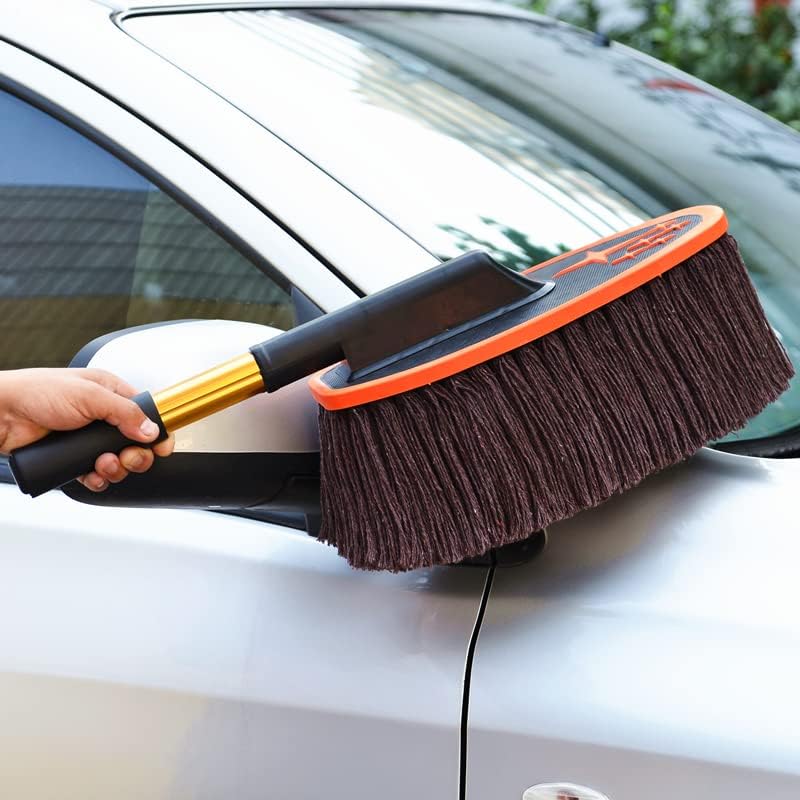 Visszahúzható felmosó kocsi mosás mop autó tisztító mop az autómosó eszköz, autómosó duster autó kellékek port ecsettel (Subaru