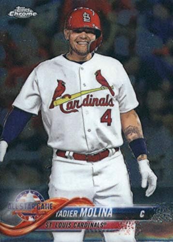 2018 Topps Chrome Frissítés HMT87 Yadier Molina St. Louis Cardinals Baseball Kártya