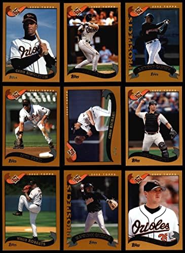 2002 Topps Baltimore Orioles Szinte Teljes Csapat készen áll Baltimore Orioles (Set) NM/MT Orioles
