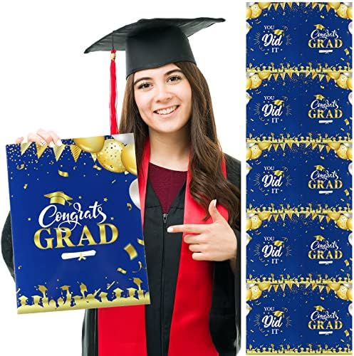 Eaasty 6 Darab Érettségi Nagy Aláírás Vendég Könyv Congrats Grad Sikerült, Gratulálok Óriási Üdvözlő Kártya Osztály 2023