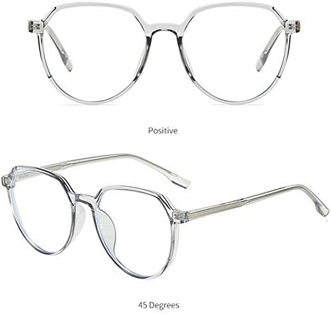 FunSpt Kék Fény Blokk Szemüveg, Stílusos Vintage Túlméretezett Anti Terhelését, Kerek, Nem vényköteles Szemüveget a Nők,
