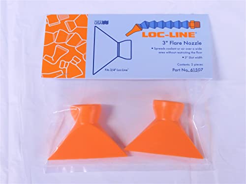 LOC-LINE 61507 2DB 3 Flare Fúvóka ILLIK 3/4 Moduláris Tömlő 3 Slot Szélesség 3.0 .75 - LOCL-MS6419