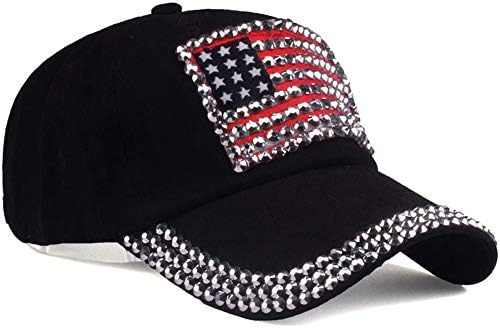 XRDSS USA Zászló Bling Baseball Sapka Cowboy Hip-Hop Baseball Sapka, Állítható Méret