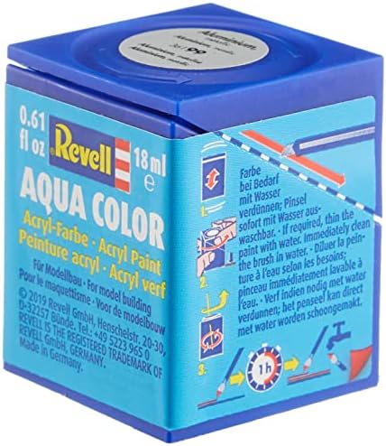 Revell 18ml Aqua Színű Akril Festékkel (Alumínium Fém Kivitelben)