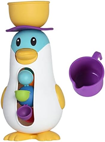 Toyvian 1 Állítsa Pingvin Szélmalom Játék, Gyerek Fürdő Játékok Fürödni Műanyag Gyermek Vízkerék Játékok, Gyerekeknek, Fiúknak,