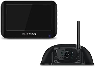 Furrion Látás S Vezeték nélküli RV Biztonsági Kamera Rendszer, 7-Colos Monitor, 1 Hátsó Sharkfin, Infravörös éjjellátó, Széles
