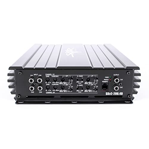 Skar Audio SKv2-3500.1 D-Osztályú Monoblock D MOSFET Verseny Minőségű Mélynyomó Erősítővel, 4700W Max. Teljesítmény