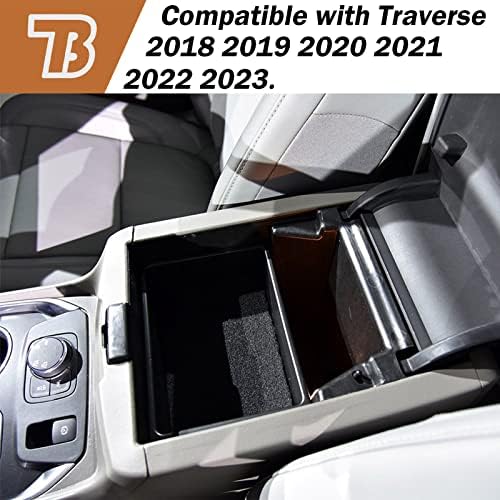 TACOBRO középkonzol Szervező Kompatibilis Chevy Traverse 2018 2019 2020 2021 2022 2023 Tartozékok, Karfa Helyezze a Tálcát