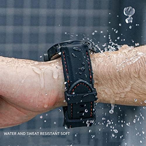 GXFCUK Szilikon watchband A Huawei GT2 007 BM8475 Órák pántok Kiegészítők Sport karkötő 20mm 22mm fekete vízálló pántok