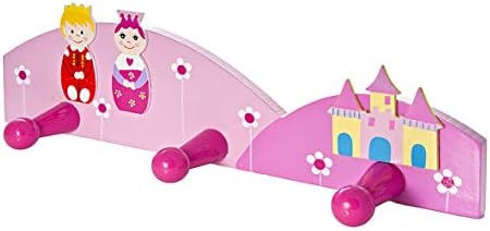 Mousehouse Ajándékok Rózsaszín Herceg & Hercegnő Hármas Fal Horog Kabátja alól, a Lányok Óvodába, vagy Hálószoba