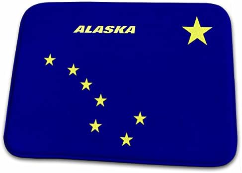 3dRose Florence Állami Zászlók - Állami Zászló Alaszka - Fürdőszoba Kád Szőnyeg Szőnyeg (szőnyeg-45052-1)