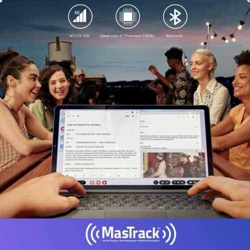 MasTrack 8 colos, 4G LTE Android Tablet | Android 11.0 GMS Bizonyítvány Telt el | 32 gb-os NAND Flash | Quad-core A7 Processzor