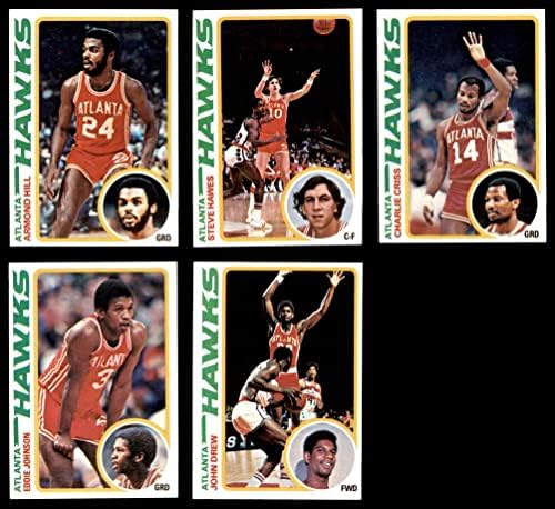 1978-79 Topps Atlanta Hawks Csapat készen áll Atlanta Hawks (Set) EX+ Hawks