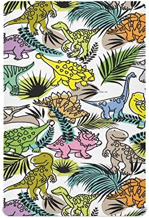 Dinoszaurusz Trópusi Növény, Kiságy, Ágynemű, a Fiúk, Lányok Pack Játszani Lap Hordozható Mini Felszerelt Gyerekágy Lap Normál
