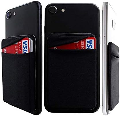 ACKLLR 3 Csomag mobiltelefon-Kártya Birtokosa, Öntapadó Matricát a Hátsó Telefon, Rugalmas Szövet Kártya Ujjú ID bankkártya
